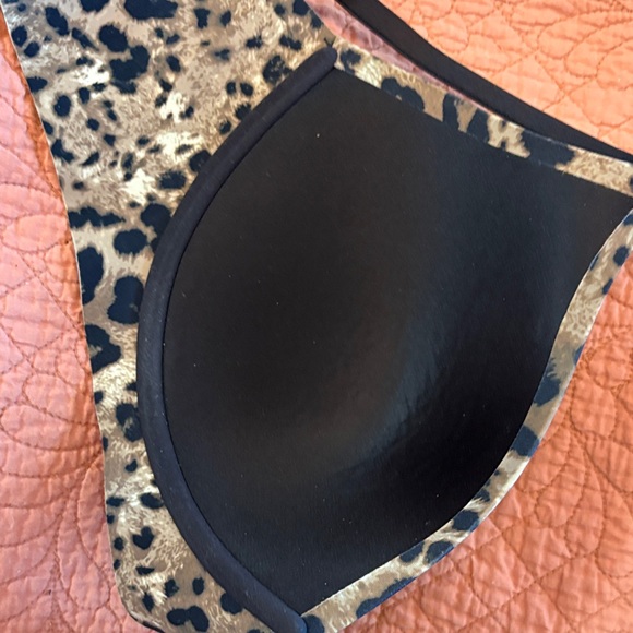 Leopard Print Eby 3D Precision Molded Cup Bra Women's Bra - Picture 8 of 15